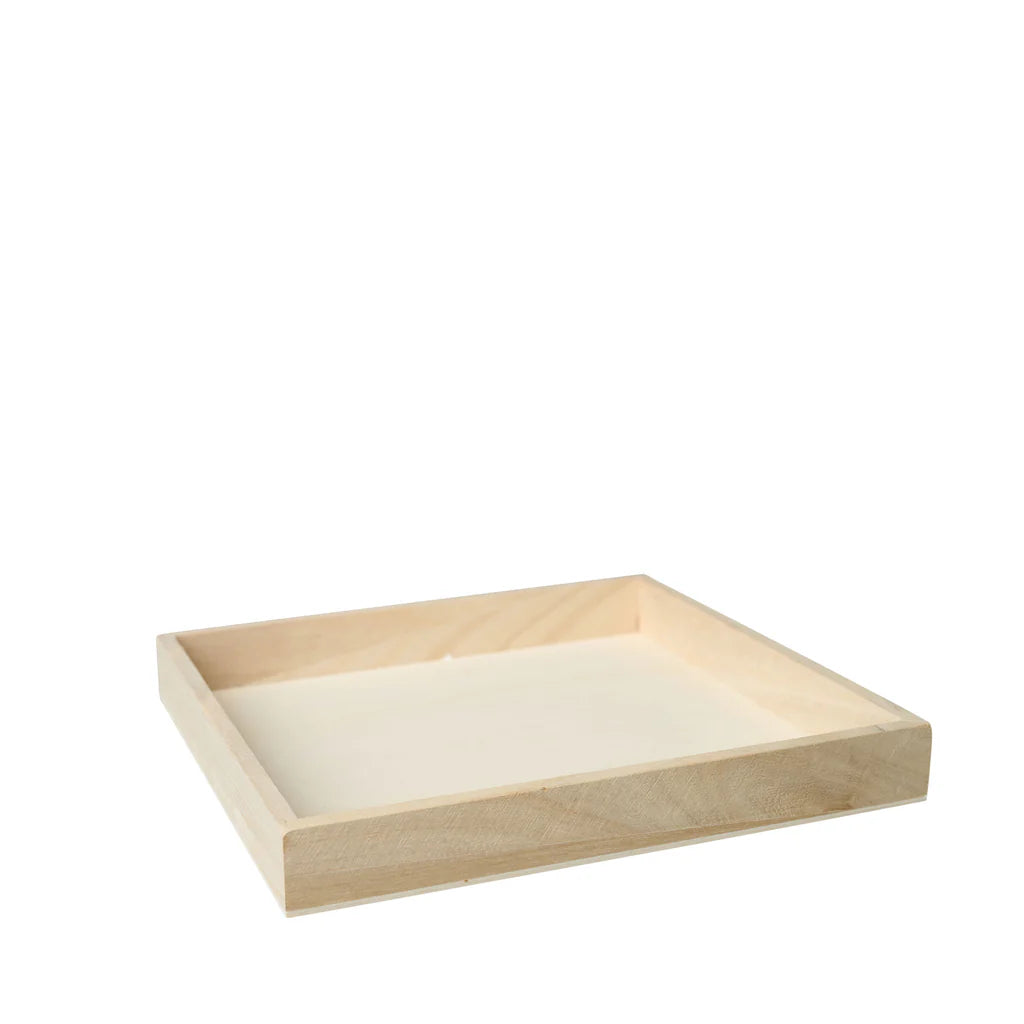 Dekotablett aus Holz